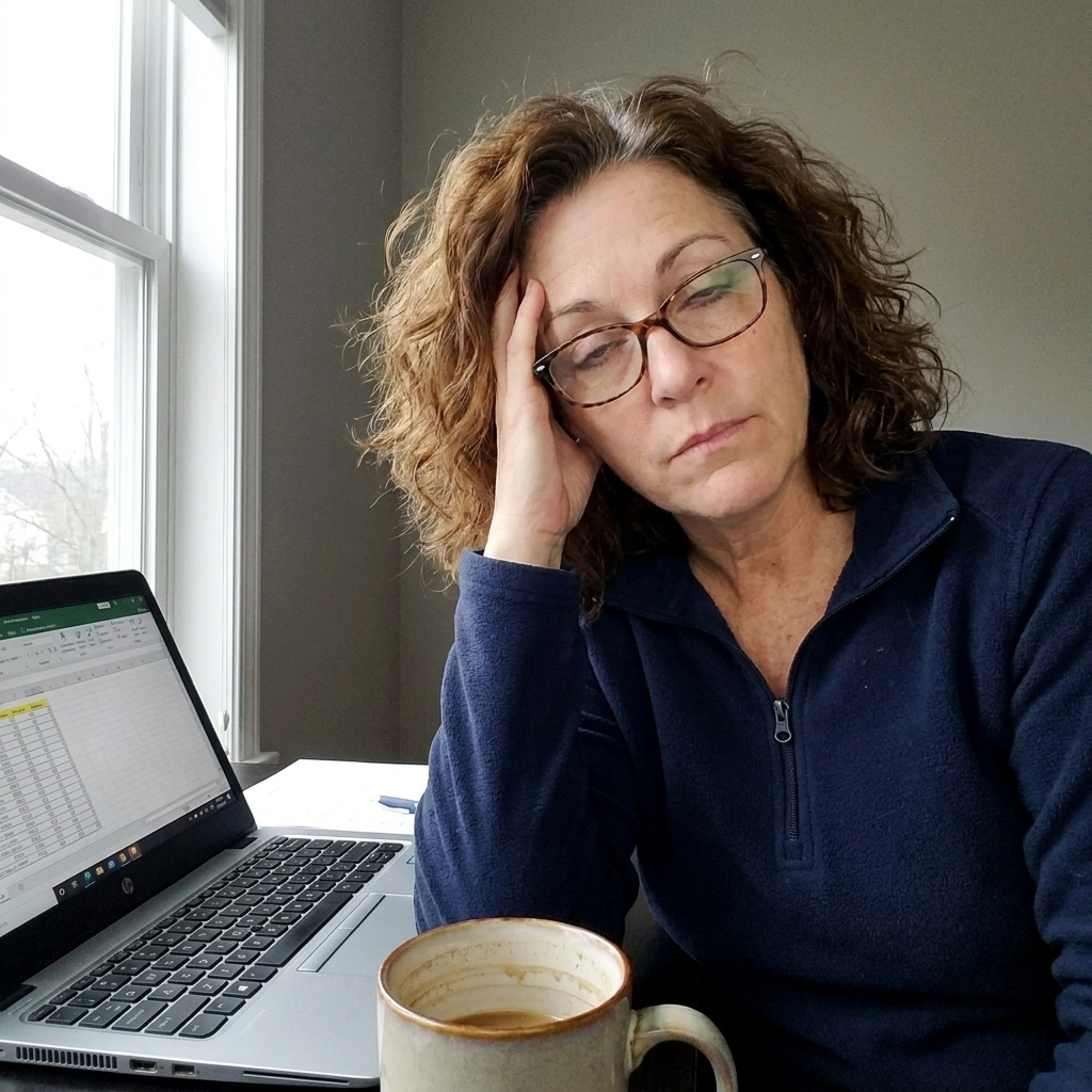 Susan before the test